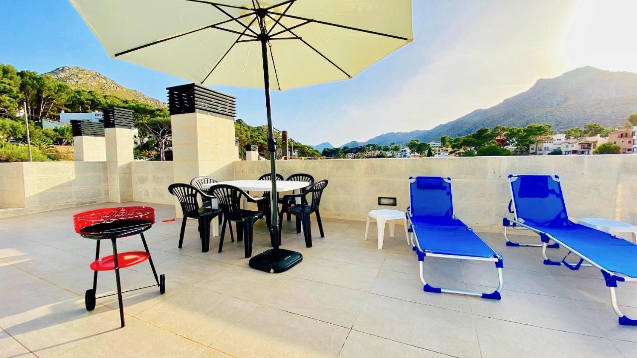 Mirador Blue - Penthouse Apartments With Roof Terrace Cala de Sant Vicenc Dış mekan fotoğraf