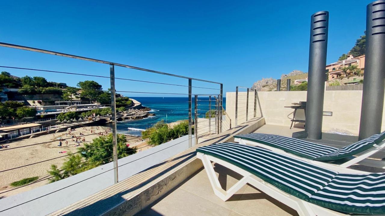 Mirador Blue - Penthouse Apartments With Roof Terrace Cala de Sant Vicenc Dış mekan fotoğraf